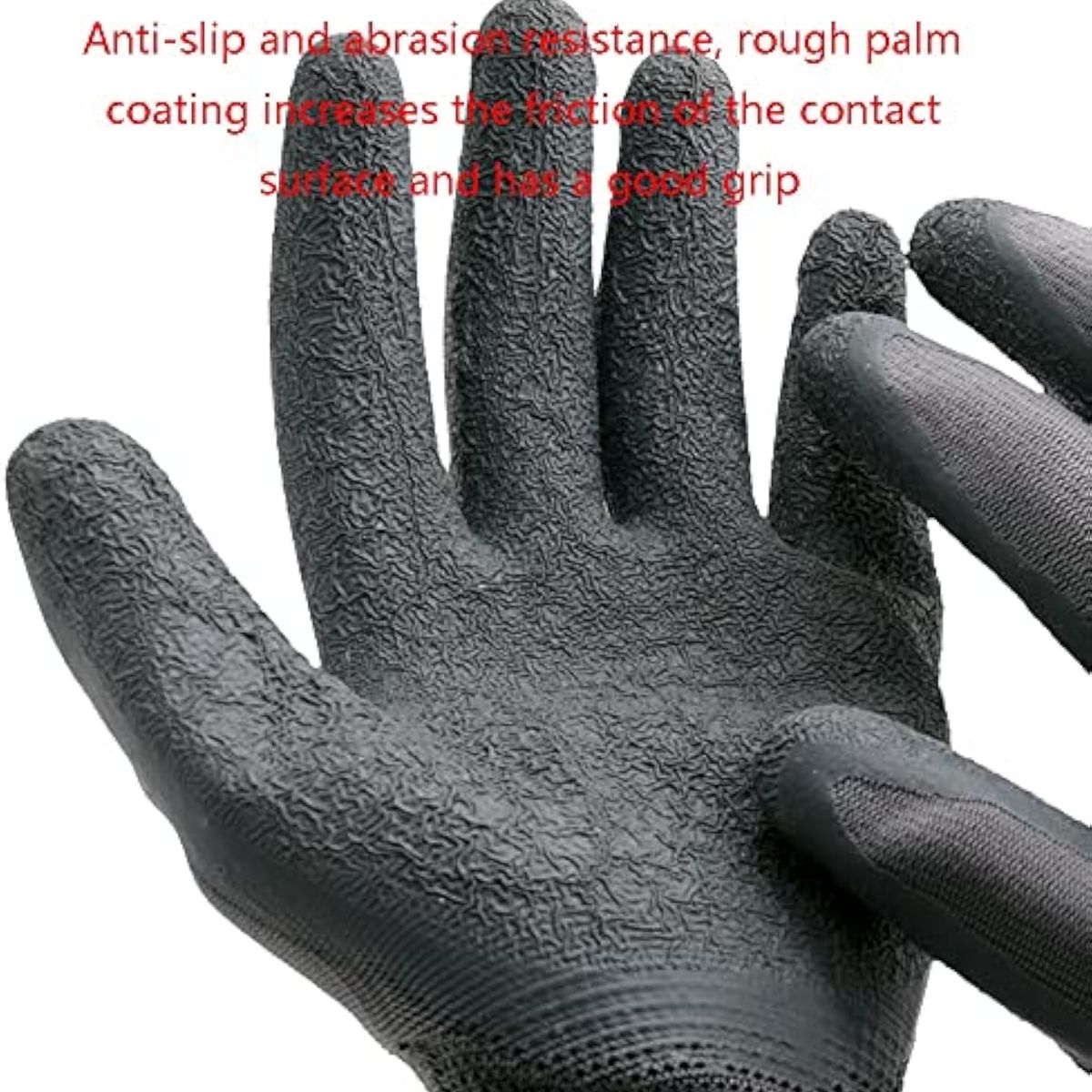 NIHAO - Guantes De Trabajo Pu Alta Calidad Certificado Pack 12 Unid