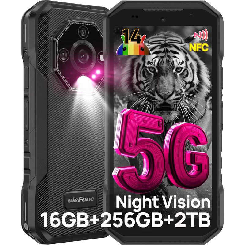 ULEFONE - Ulefone ArmorX32 Pro 5G Celular 16GB+256GB 64MP GPS NFC