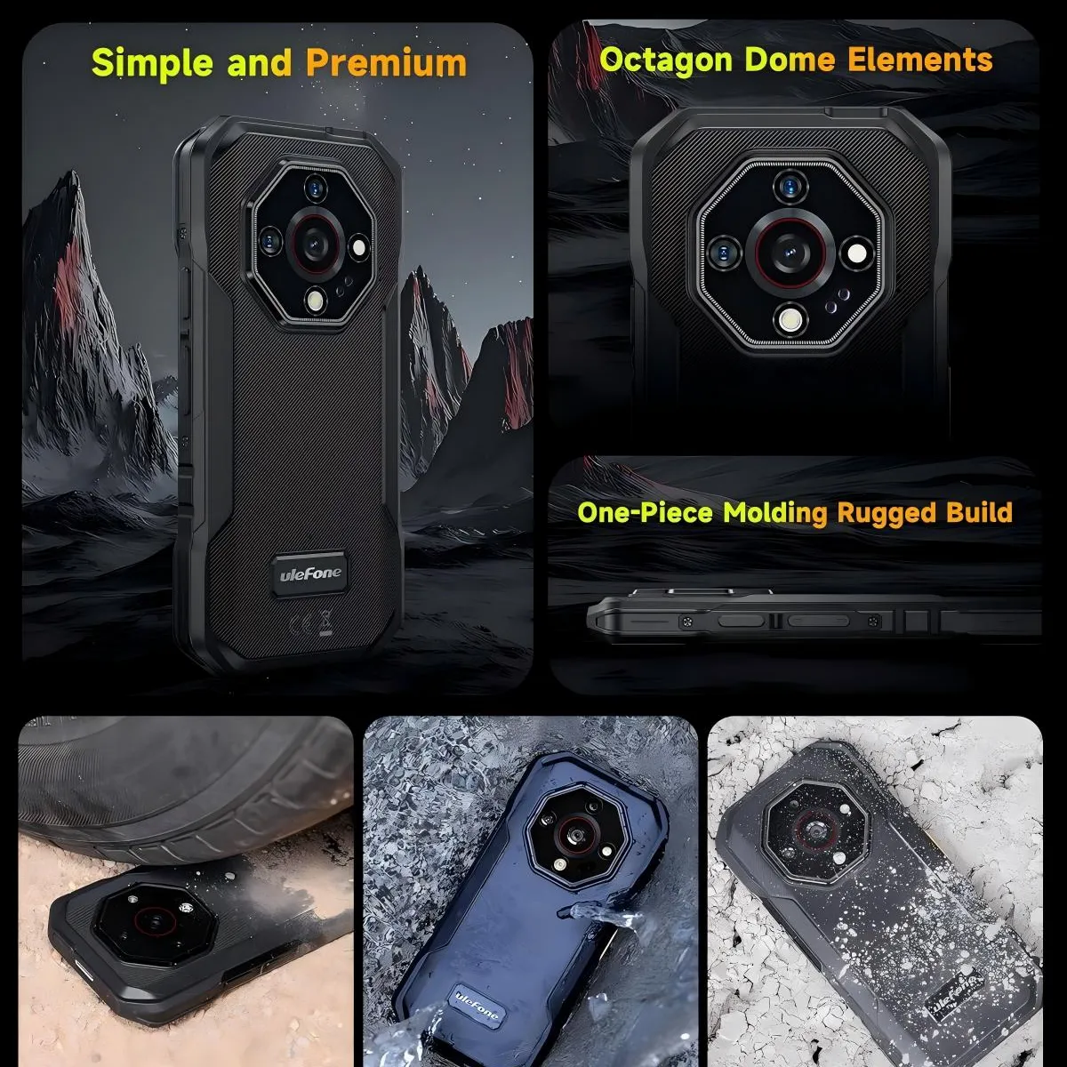 ULEFONE - Ulefone ArmorX32 Pro 5G Celular 16GB+256GB 64MP GPS NFC