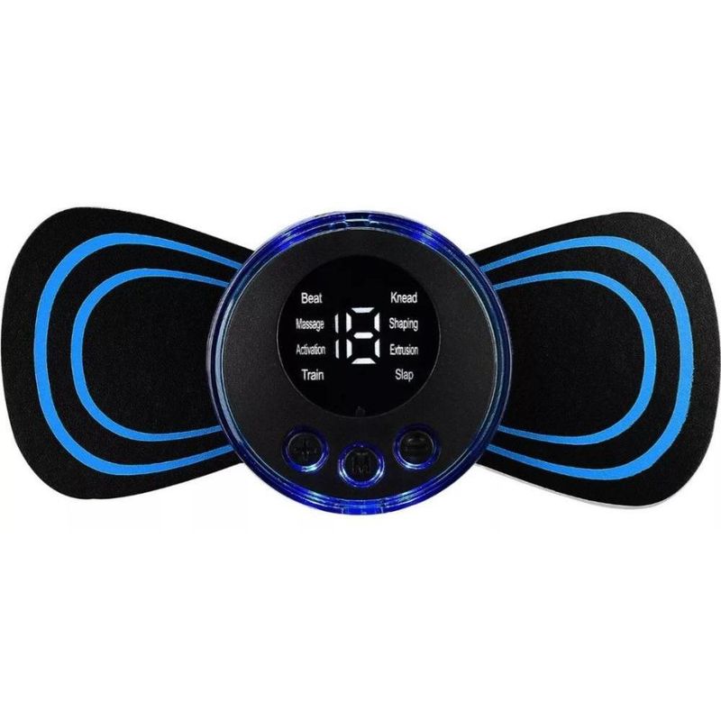 GENERICO - Masajeador Usb Eléctrico Estimulador Cuello Cervical Pierna - Negro