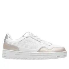 FLEXI - Zapatilla Mujer Inna 131601 Blanca, Plata y Bronce