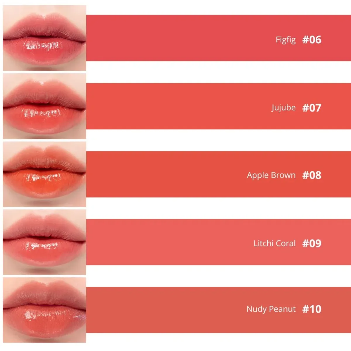ROM&ND - Tinta Labial JUICY LASTING TINT - 09 LITCHI CORAL