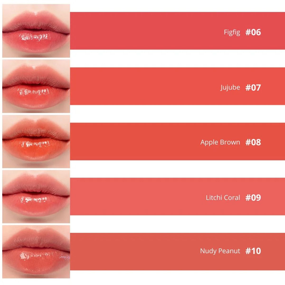ROM&ND - Tinta Labial JUICY LASTING TINT - 09 LITCHI CORAL