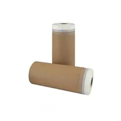 GENERICO - 2 Rollos De Cinta Adhesiva Kraft Para Enmascarar 20cmx20m