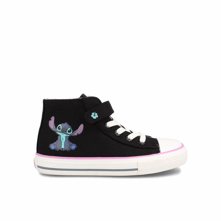 Zapatilla Niña Bubblegummers Stitch Negro