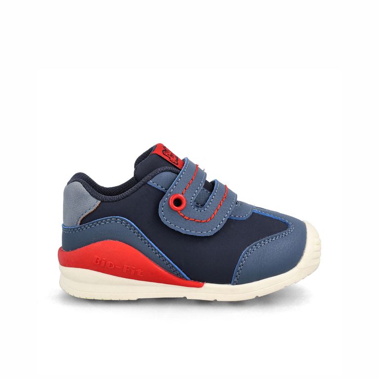 Zapatilla Niño Bubblegummers Bio Fit Azul-Rojo