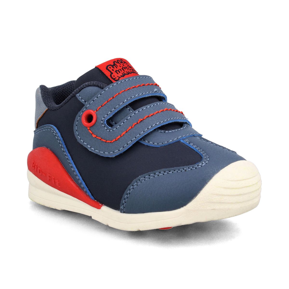BUBBLE GUMMERS - Zapatilla Niño Bubblegummers Bio Fit Azul-Rojo