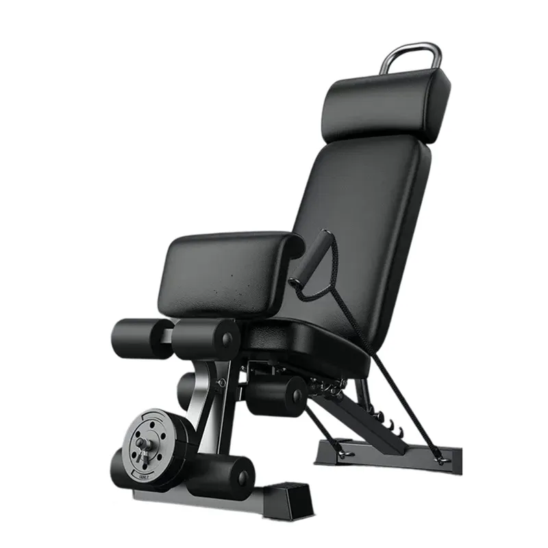 MUNDO MAGIA - Press Banca Reclinable Multiuso Ajustable Abdominal 120-150kg