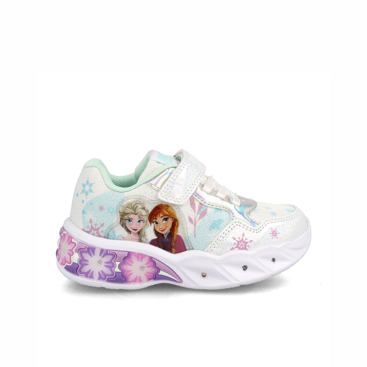 BUBBLE GUMMERS - Zapatilla Niña Bubblegummers Frozen/Elshoff Blanco - Celeste