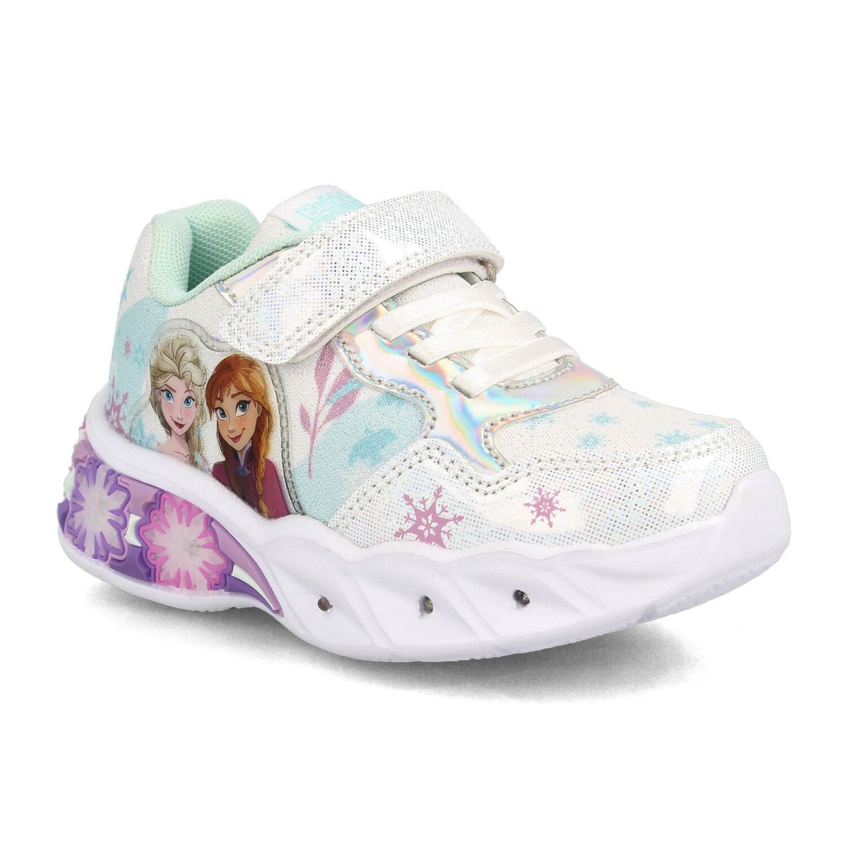 BUBBLE GUMMERS - Zapatilla Niña Bubblegummers Frozen/Elshoff Blanco - Celeste
