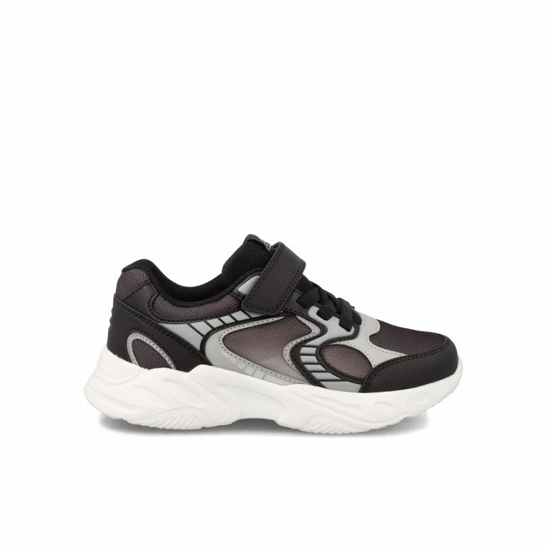 Zapatilla Niño Bubblegummers Derby Negro/Gris