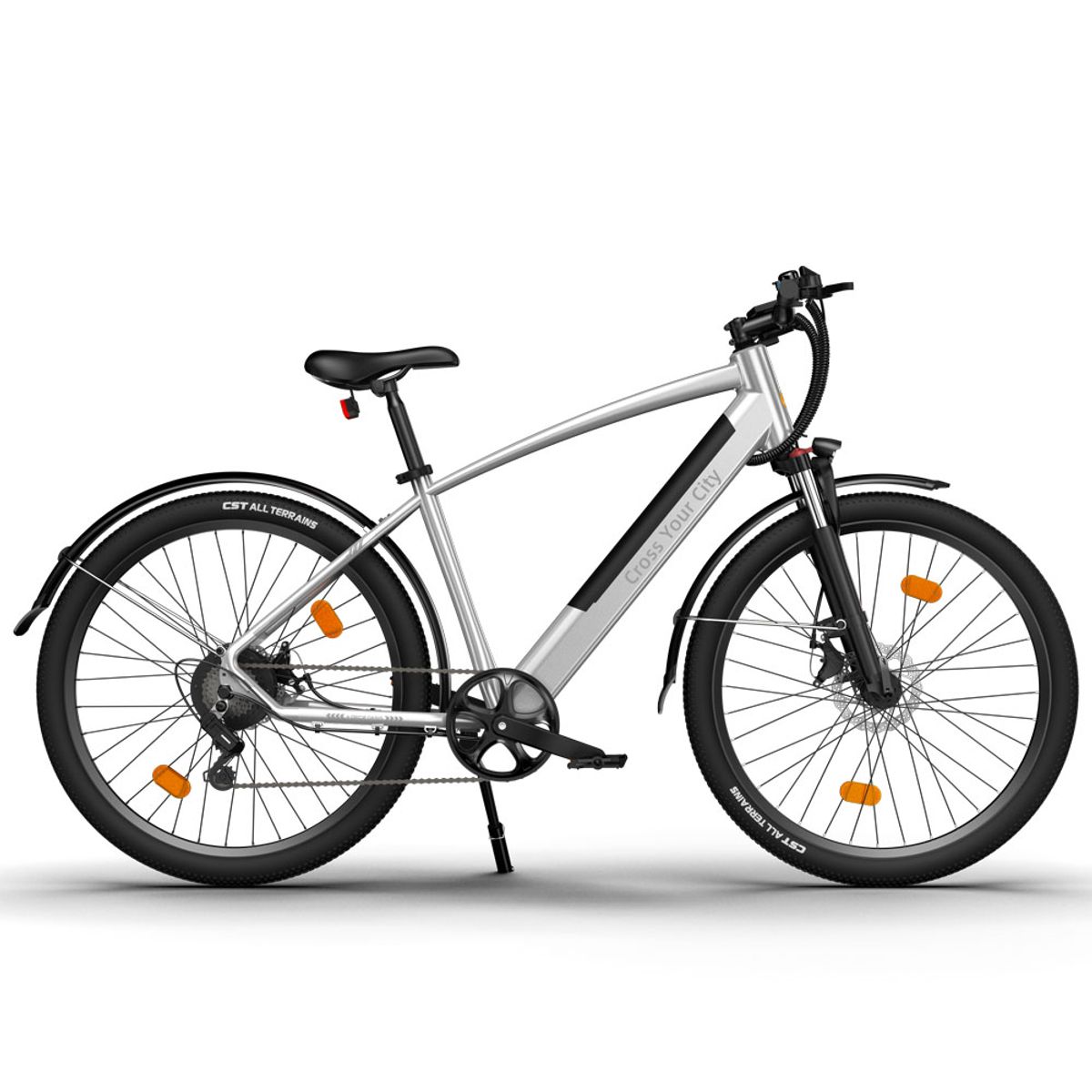 A DECE OASIS - Bicicleta Eléctrica ADO DECE 300C Plata