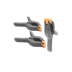 GENERICO - 2 Pinzas De Resorte Herramienta Carpintería Plástica 6in