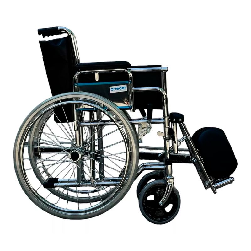 GENERICO - Silla De Ruedas Traumatológica Plegable Freno Manual KJT606C Oneder