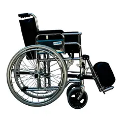 GENERICO - Silla De Ruedas Traumatológica Plegable Freno Manual KJT606C Oneder