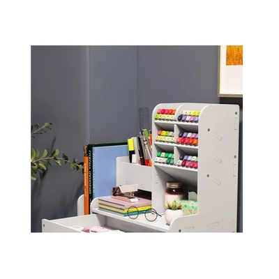 Imagen 2 del producto Organizador Escritorio Lápices Oficina Cajón Libro Madera