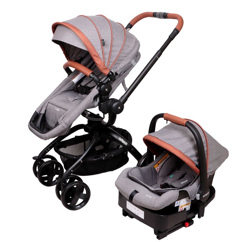INFANTI - Coche Travel System I-Giro 2G Bright Gray Infanti