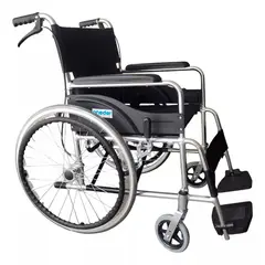 GENERICO - Silla De Ruedas Aluminio Liviana Plegable Doble Freno Oneder KJT106G