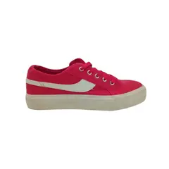 HERIEL - Zapatilla Roja Textil Mujer