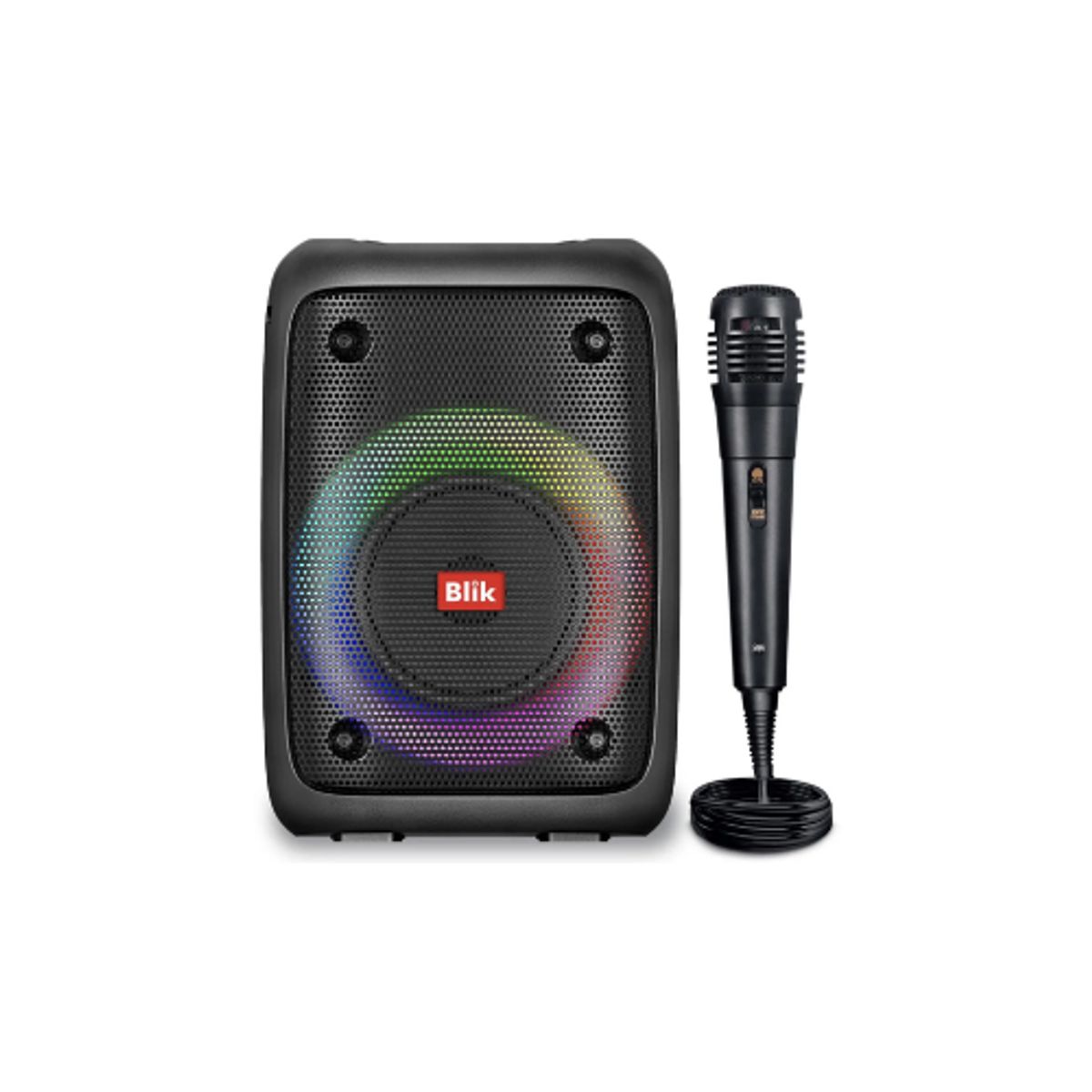BLIK - Parlante Karaoke Blik Voice Bluetooth Con Micrófono Color Negro