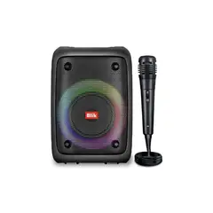 BLIK - Parlante Karaoke Voice Bluetooth Con Micrófono Color Negro