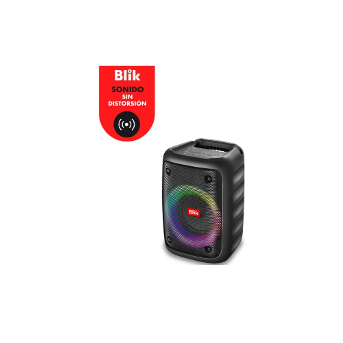 BLIK - Parlante Karaoke Blik Voice Bluetooth Con Micrófono Color Negro