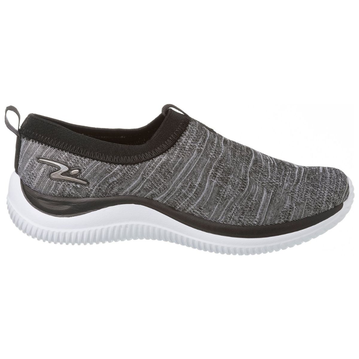 POZATINI - ZAPATILLA MUJER CENIZA NEGRO