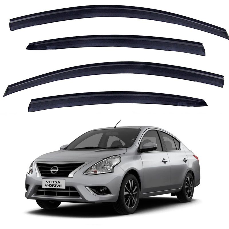 GENERICO - Aletas Bota Aguas Nissan Versa 2012-2019 Auto Karvas
