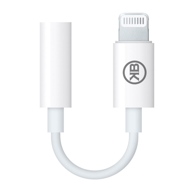 KBOD - Adaptador Audífonos Convertidor Plug 3.5 Para iPhone Kbod Aux