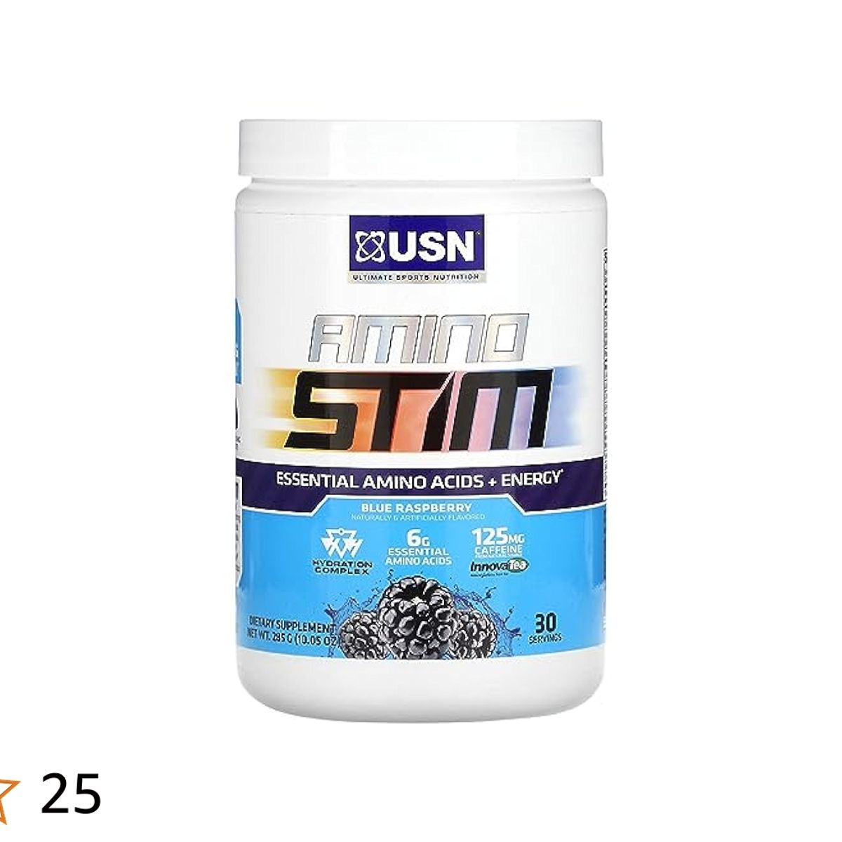 USN - Amino Stim USN 30 servicios - BLUE RASPBERRY