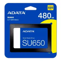 ADATA - Disco SSD Estado Solido 480GB 520mbps SU650