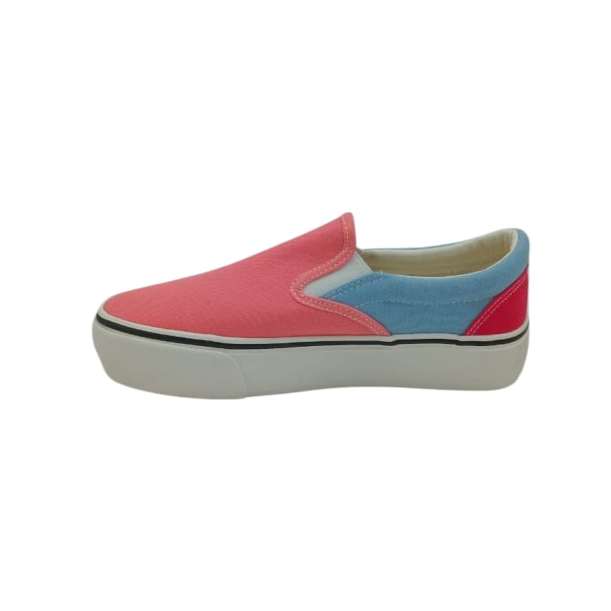 HERIEL - Zapatilla Rosa Multicolor Slip on