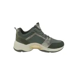 HERIEL - Zapatilla Negra Plataforma Mujer