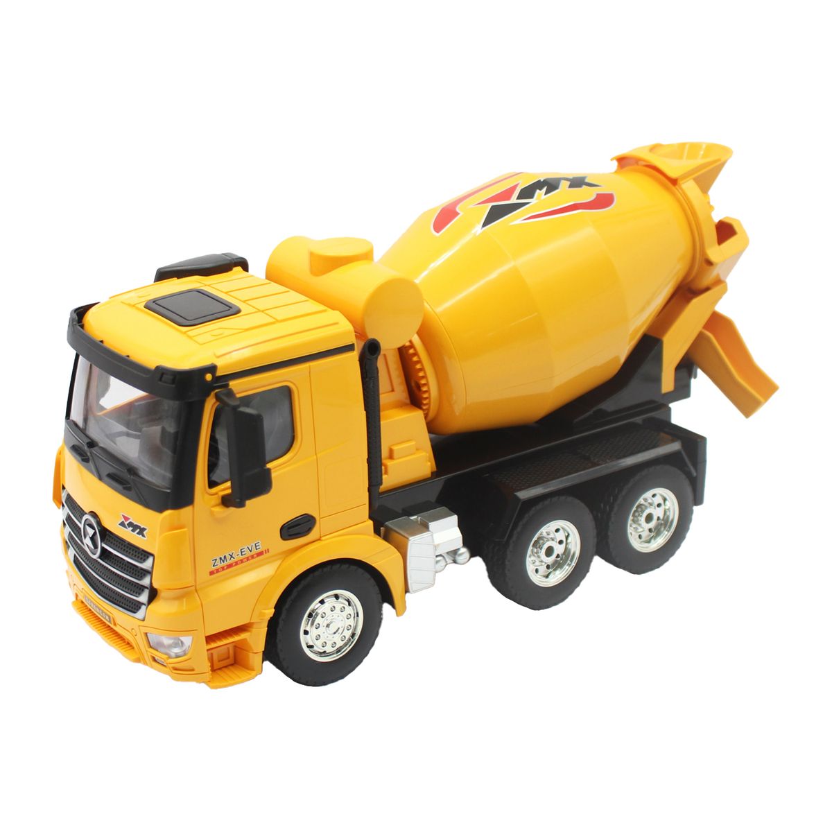 PUNTO STORE - Camión Hormigonera Juguete RC Luz y Sonido Escala 118 - PS