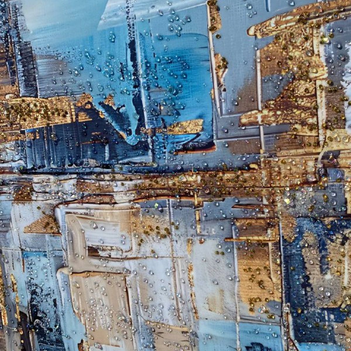 DEKAM DISEÑO - CUADRO PORCELANA DIAMANTES DISEÑO ALIAN  140X70 CMS