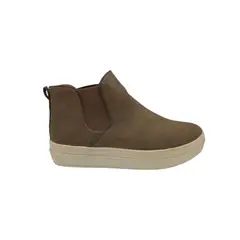 HERIEL - Zapatilla Café Caña Plataforma Mujer