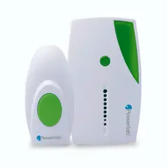 POWERLAB - Timbre Inalambrico Dual Door Bell Pack Color Blanco - Verde
