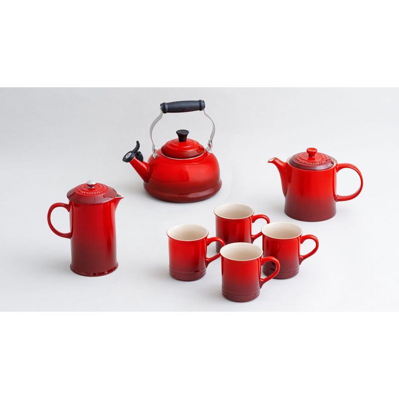 LE CREUSET - Tetera Clásica Alta 13L Cereza
