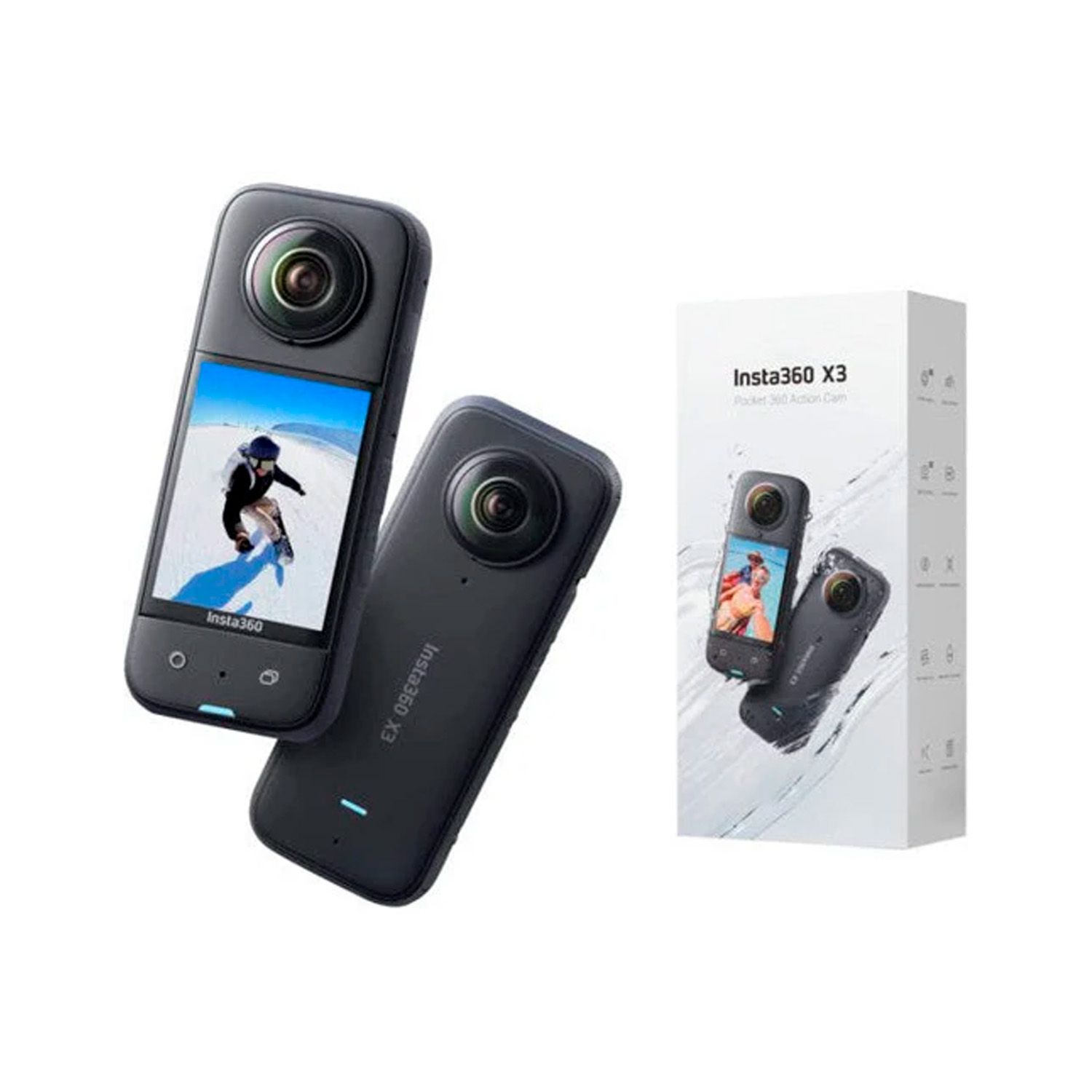 INSTA360 Cámara de Acción Insta360 X3 57K | Falabella Chile