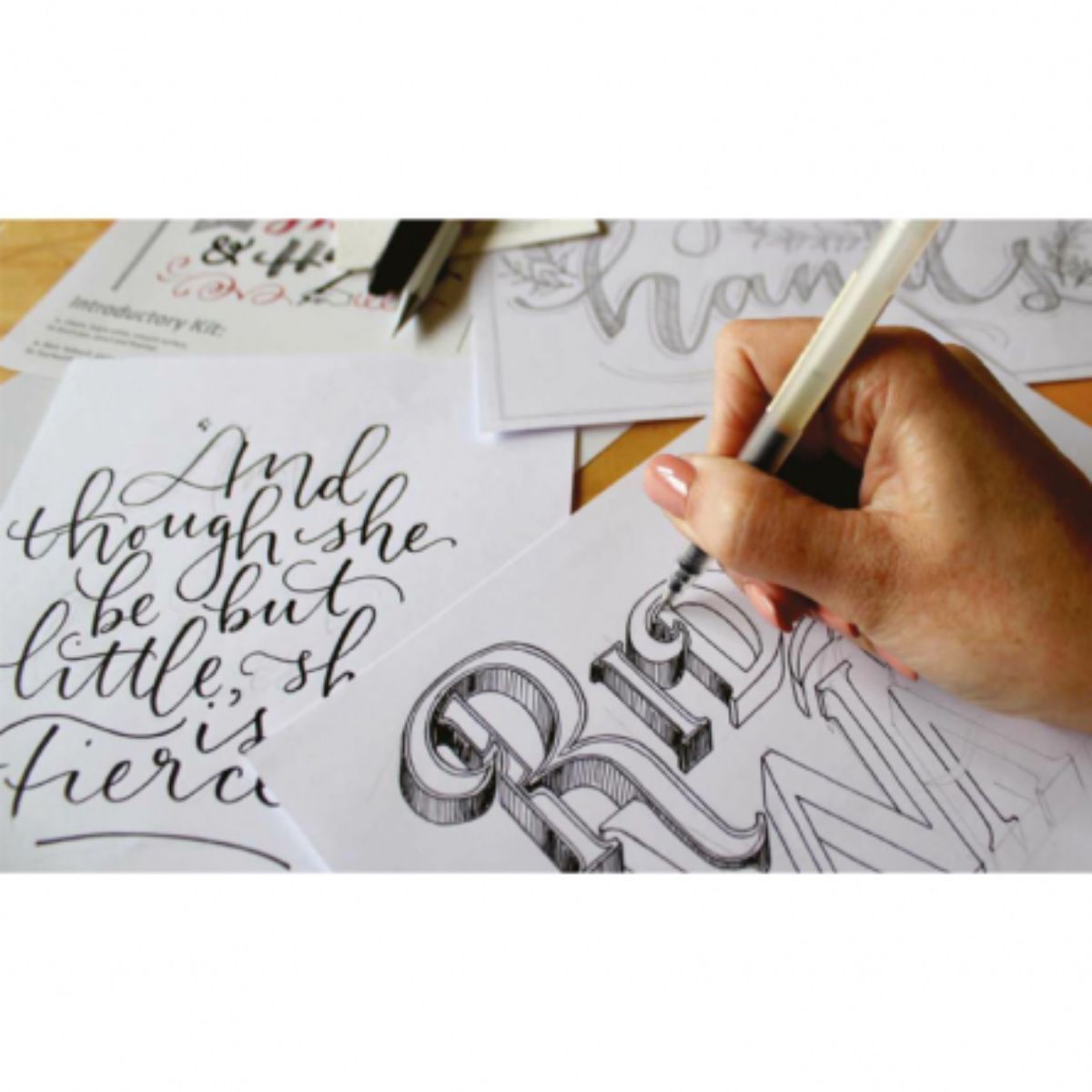 HAHNEMUHLE - Block Hand Lettering Hahnemuhle 170gr 25hjs A4 21x29cm