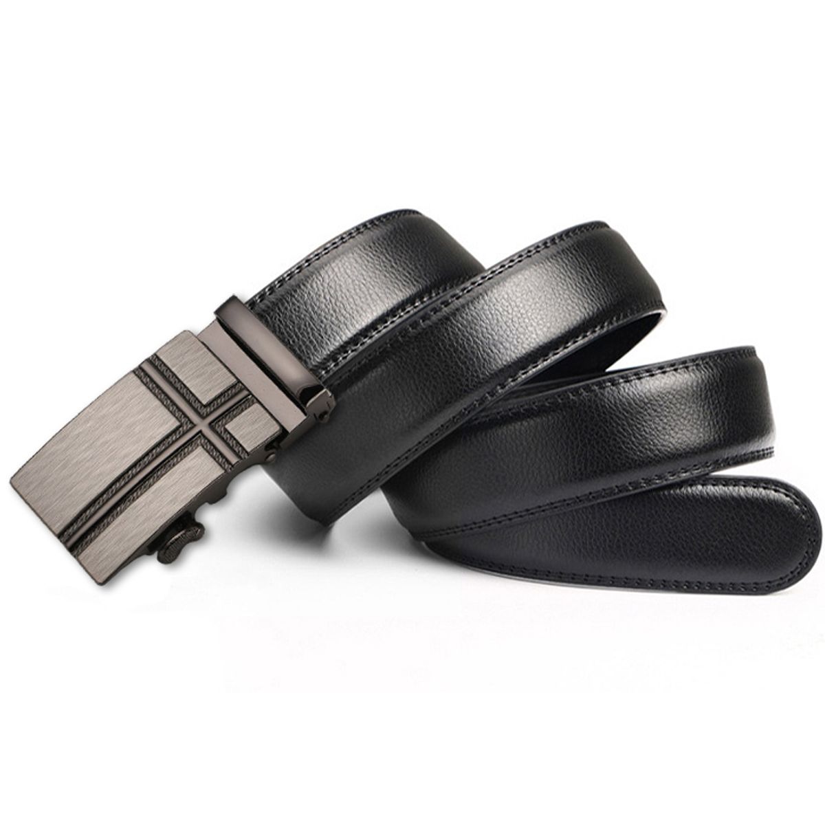 SN SONEC - Cinturón ejecutivo automático hombre Nordic Plated