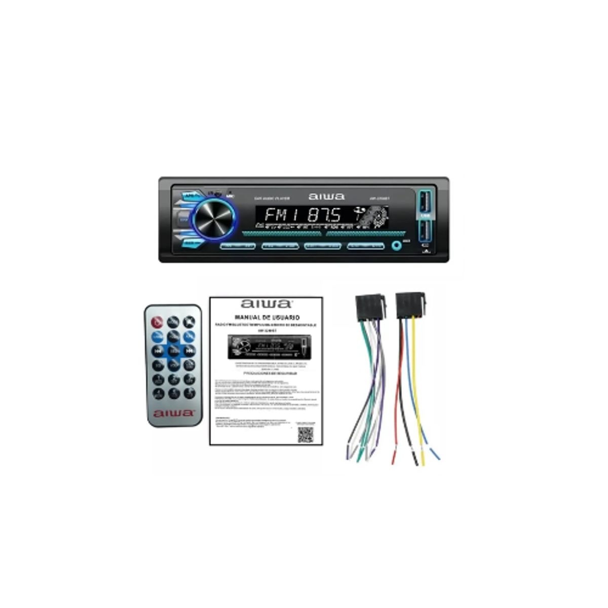 AIWA - RADIO DE AUTO AIWA AW-3240BT USB