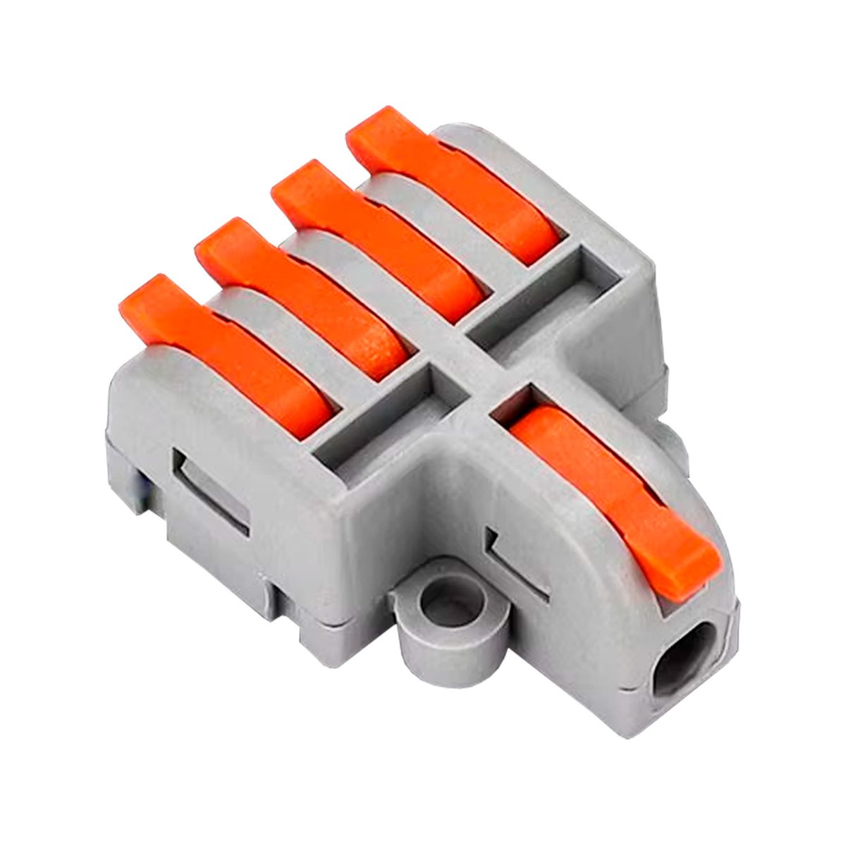 GENERICO - Conector Rápido Fast Clip Universal 1 Entrada 4 Salidas