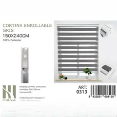 ANGELES DEL HOGAR - CORTINA ROLLER DUO LISA 160CM X 240CM