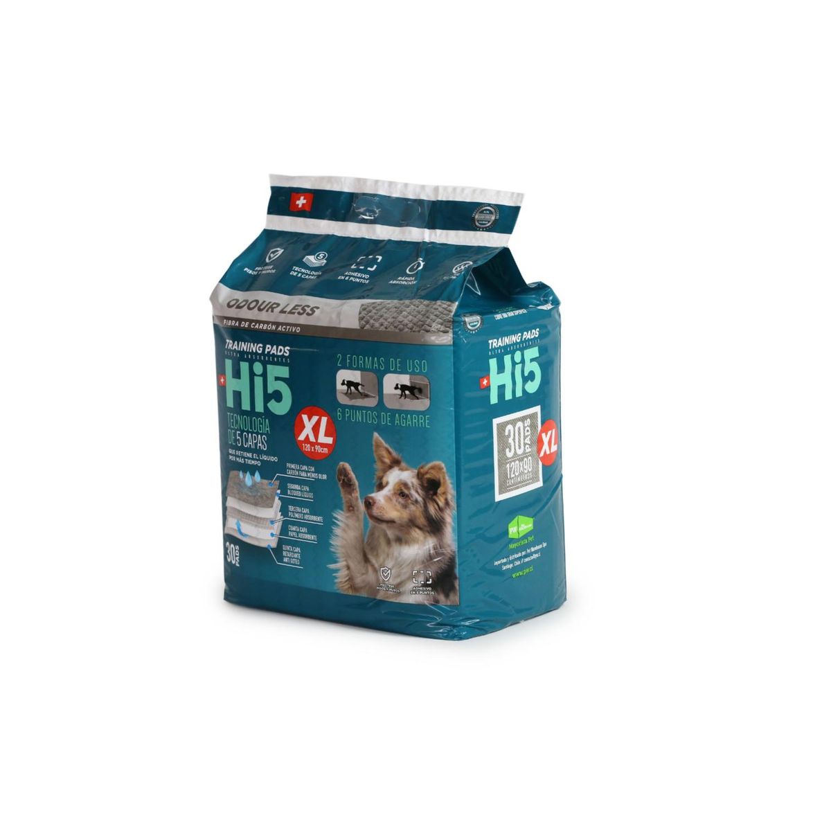 GENERICO - Sabanillas HI5 120×90 cm Carbón Activado – Pack 30 Unidades