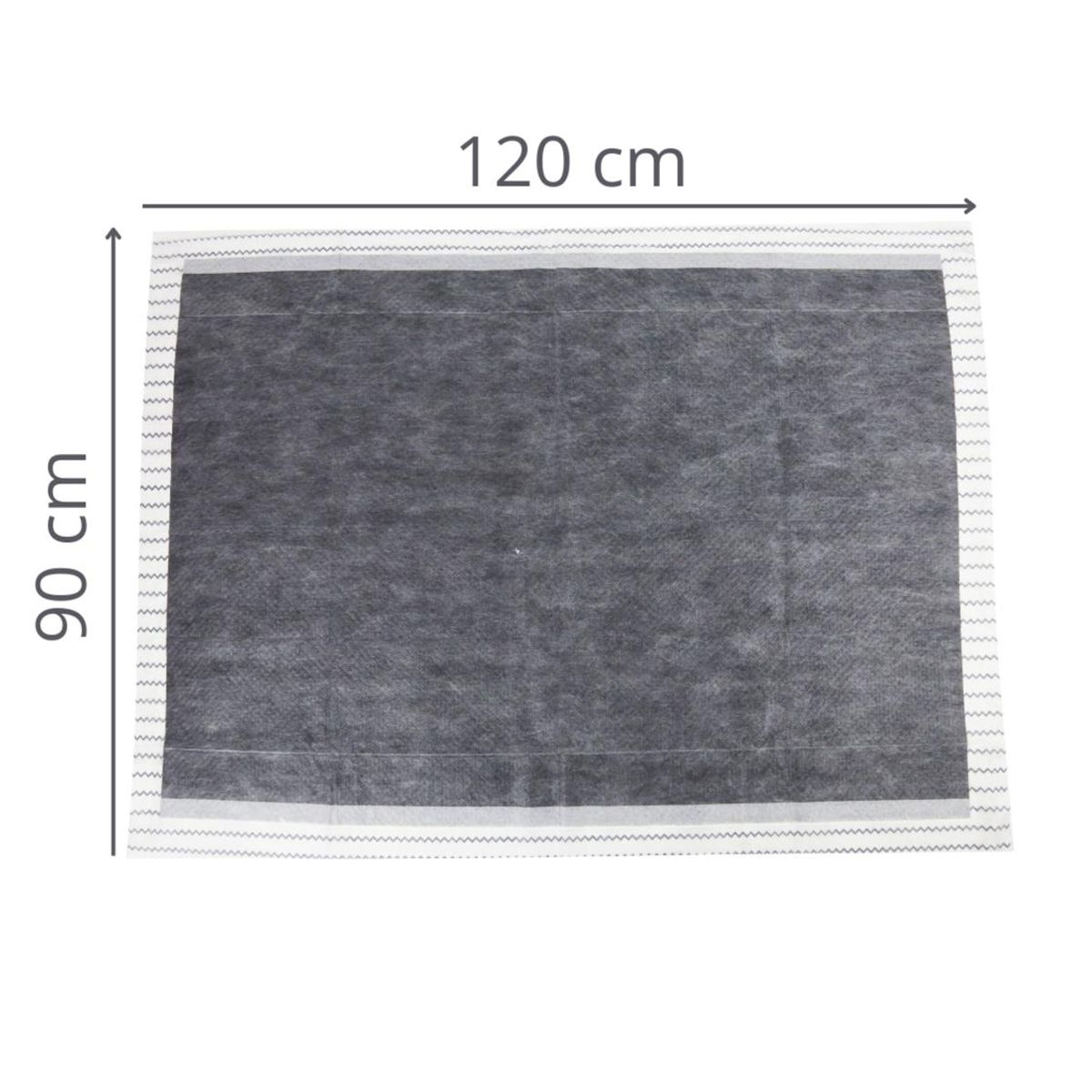 GENERICO - Sabanillas HI5 120×90 cm Carbón Activado – Pack 30 Unidades