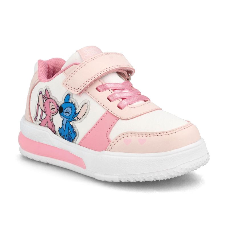 BUBBLE GUMMERS - Zapatilla Niña Bubblegummers Stitch Blanco - Rosa