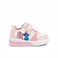 Zapatilla Niña Bubblegummers Stitch Blanco - Rosa