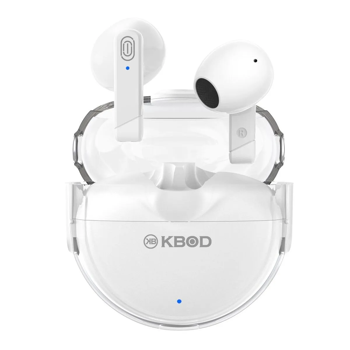 KBOD - Audífonos Inalámbricos Kbod Tws C2 Bluetooth 5.3 Tipo C Blanco