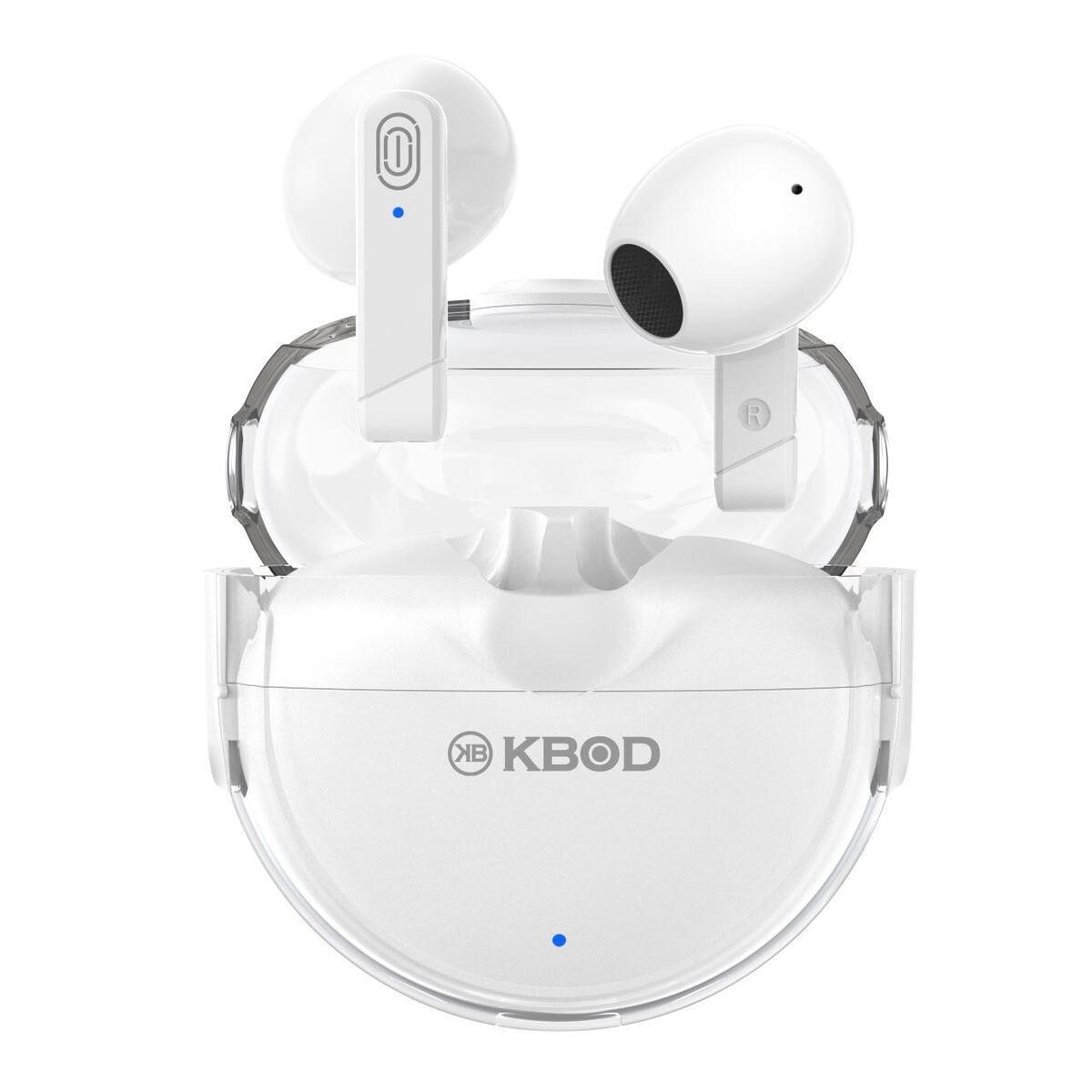 KBOD - Audífonos Inalámbricos Kbod Tws C2 Bluetooth 5.3 Tipo C Blanco